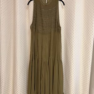 Sundance Royal Crown Dress in Army Green
